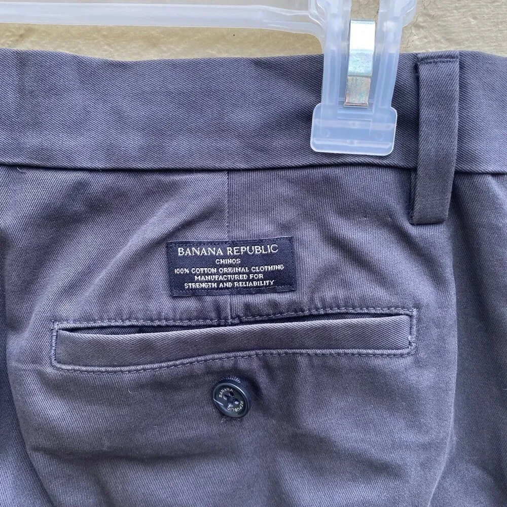 Grey/green color banana republic Emerson chino pant